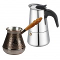 Turkish coffee pot and coffeepots