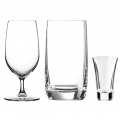 Glasses, wineglasses and liquor glasses
