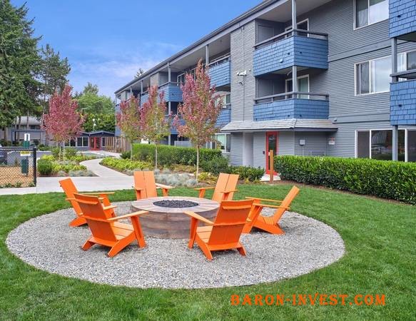 Fire Pit, Reserved parking, Laundry Facility