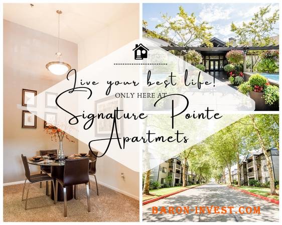 LIVE YOUR BEST LIFE AT SIGNATURE POINTE APTS. ♥