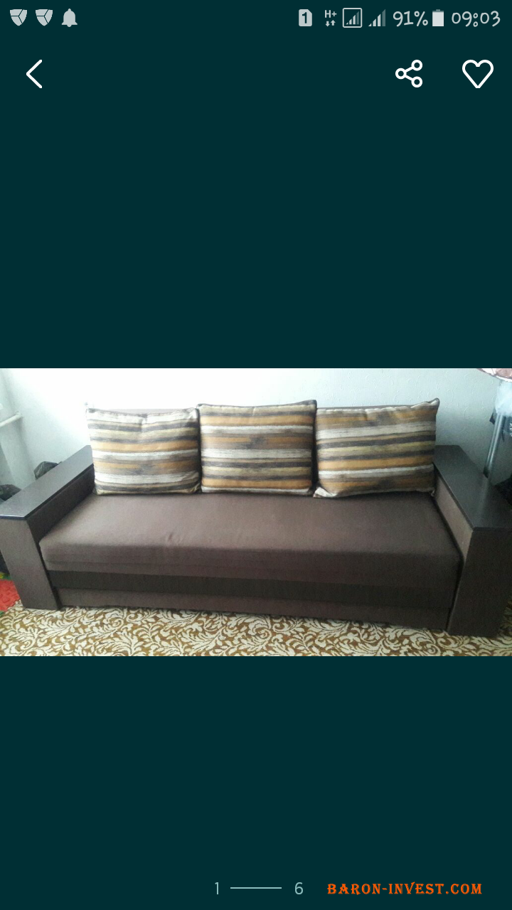 Продам двухспальный диван