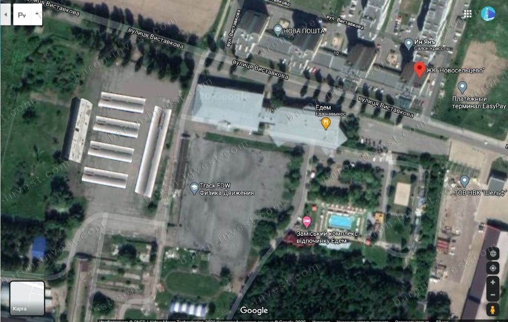 Участок под промышленно-складской комплекс в Бориспольском р-не!