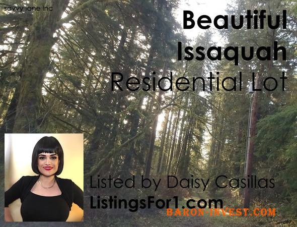 Wooded Residential Lot in Beautiful Issaquah